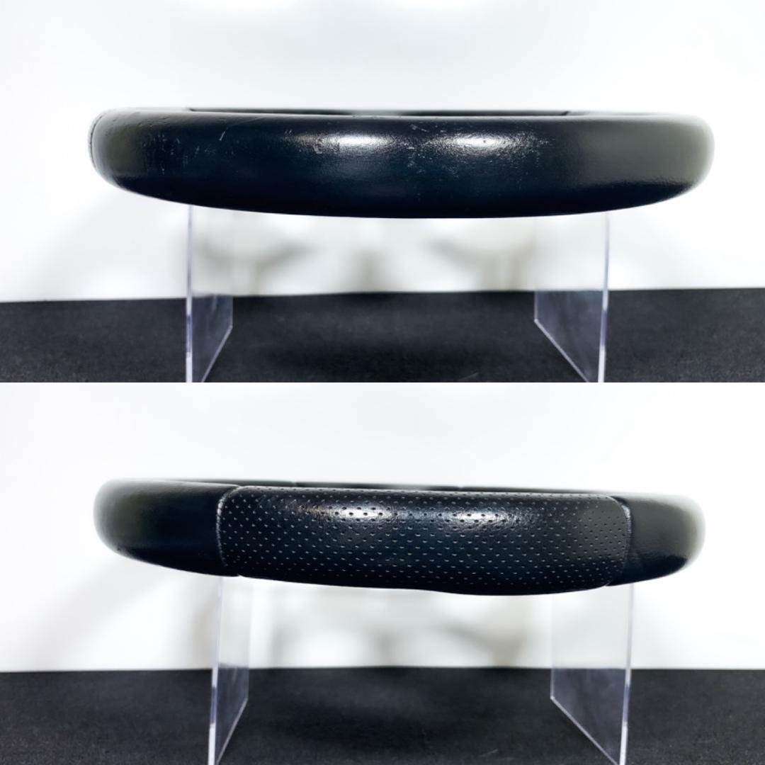 モモ RACE レース レザーステアリング 32パイ 2007年7月製造 当時物