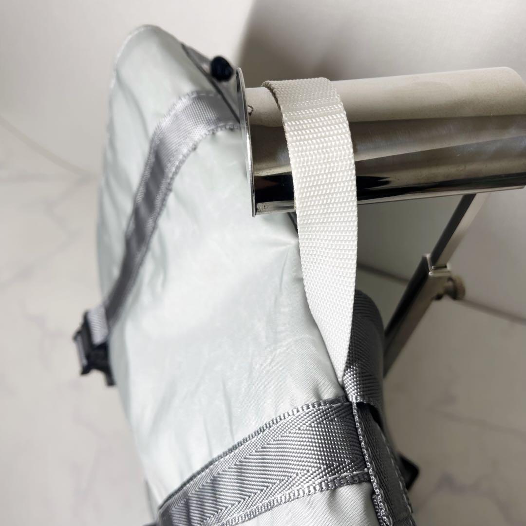 アキコJIB スクエア リュックバッグ セイルクロスバッグ 軽量 クジラ