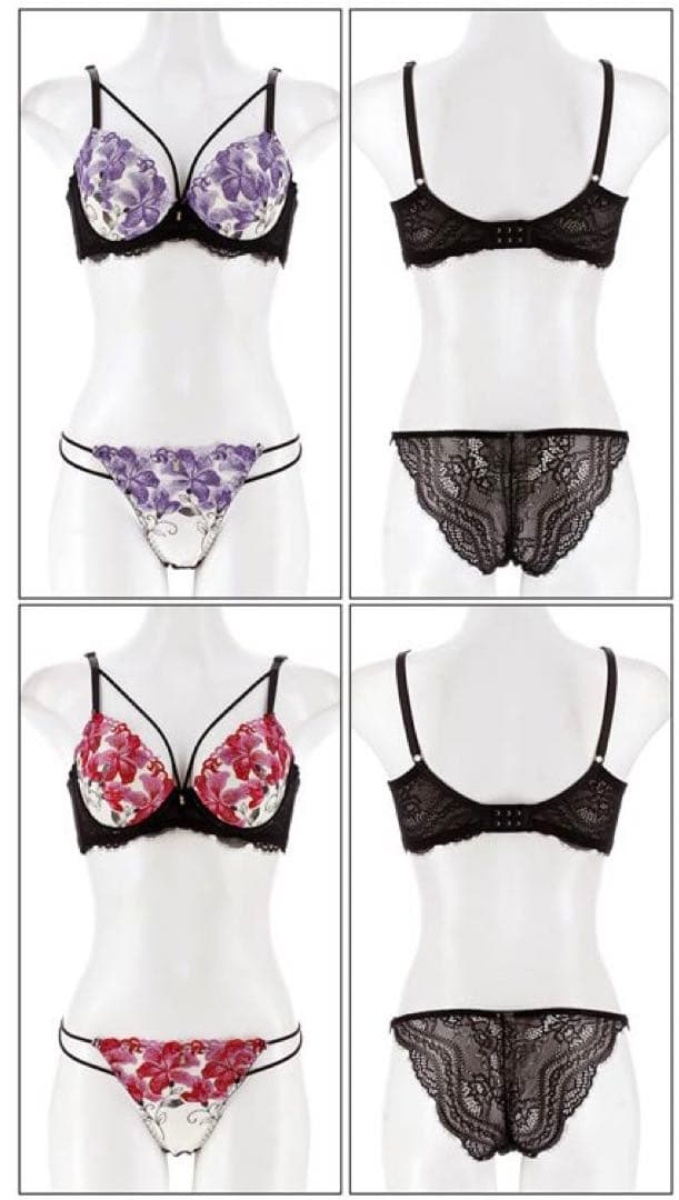 大人気❤️センシュアルリリー❤️全2色❤️上下セット❤️バックレース❤️グラマーサイズあり