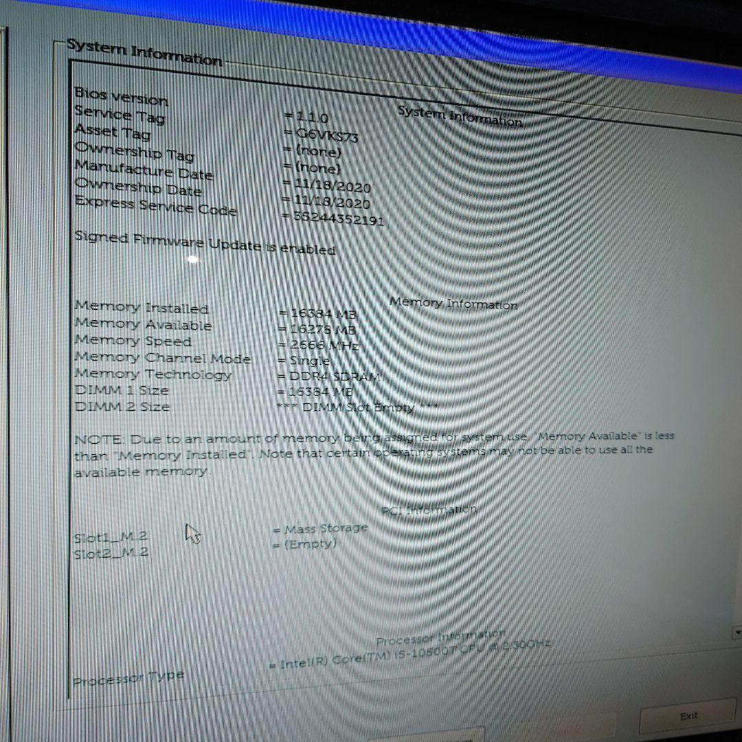 Windowsデスクトップ DELL Optiplex3080Micro i5-10500T Win11Pr