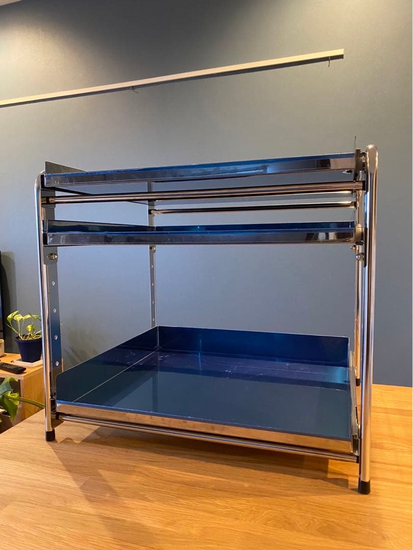 シンク下 収納 スライド ラック 3段 燕三条製　ステンレス