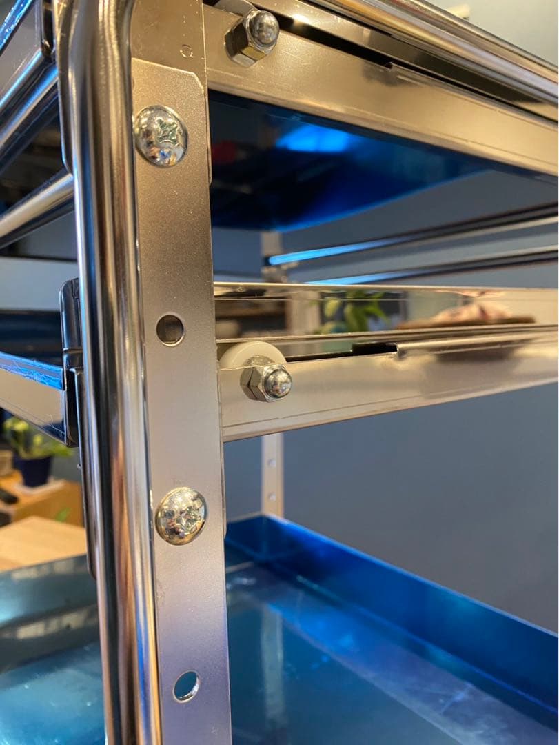 シンク下 収納 スライド ラック 3段 燕三条製　ステンレス