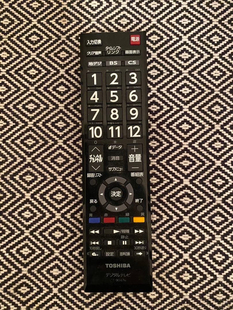 32インチ デジタルテレビ リモコン付属