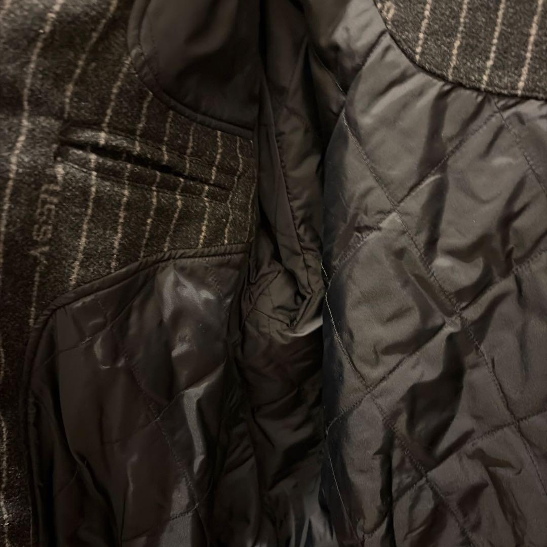 ジャケット・アウター Stussy x Nike Striped Wool Jacket