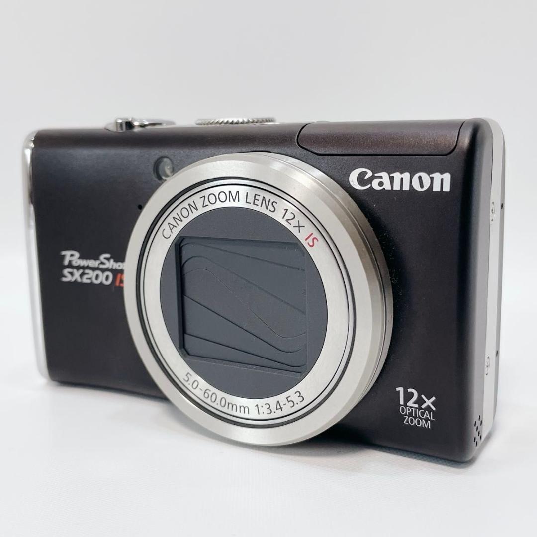 Canon パワーショット SX200 IS ブラック黒 コンデジ 美品