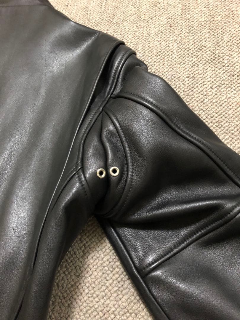 【美品】シングル ライダース ジャケット　L Lサイズ