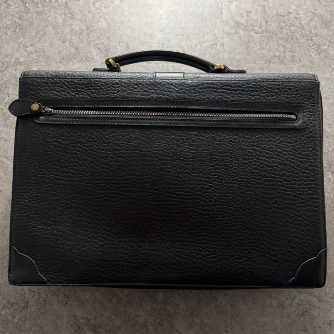 【美品】Burberry's ダレスバッグ　レザー　ビジネス　裏ノバチェック　黒