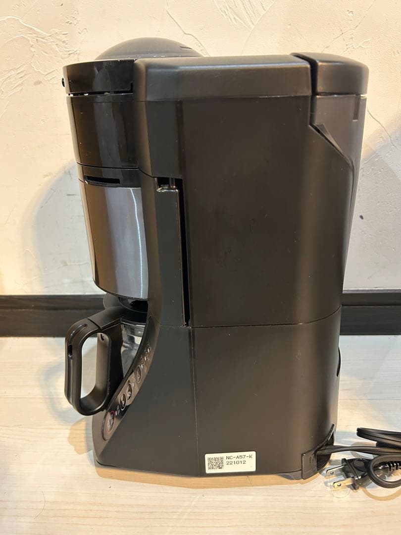 パナソニック 沸騰浄水コーヒーメーカー NC-A57-K 2022年製