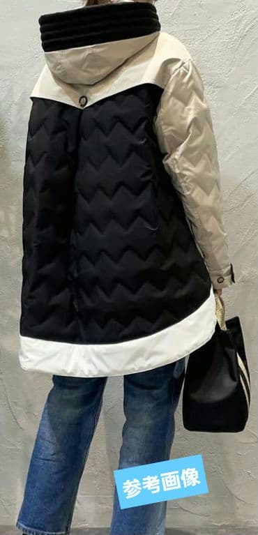 Risley バイカラー マウンテン ダウンジャケット リズレイ