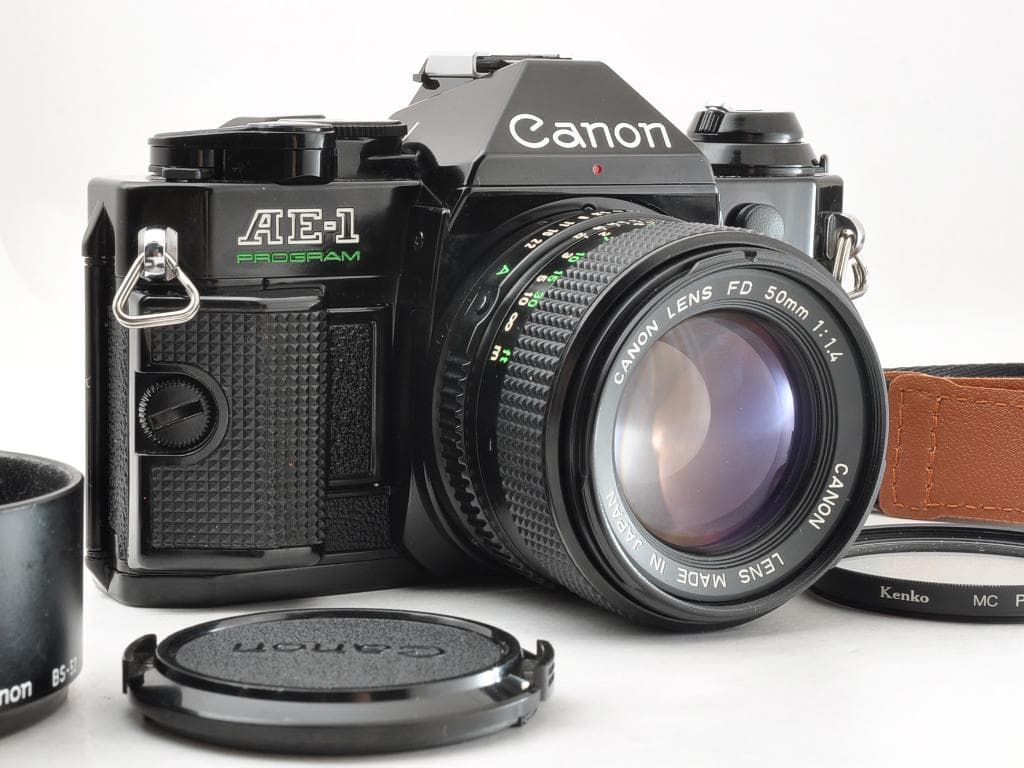キヤノン AE-1 PROGRAM NFD 50mm f1.4 +付属品 動確