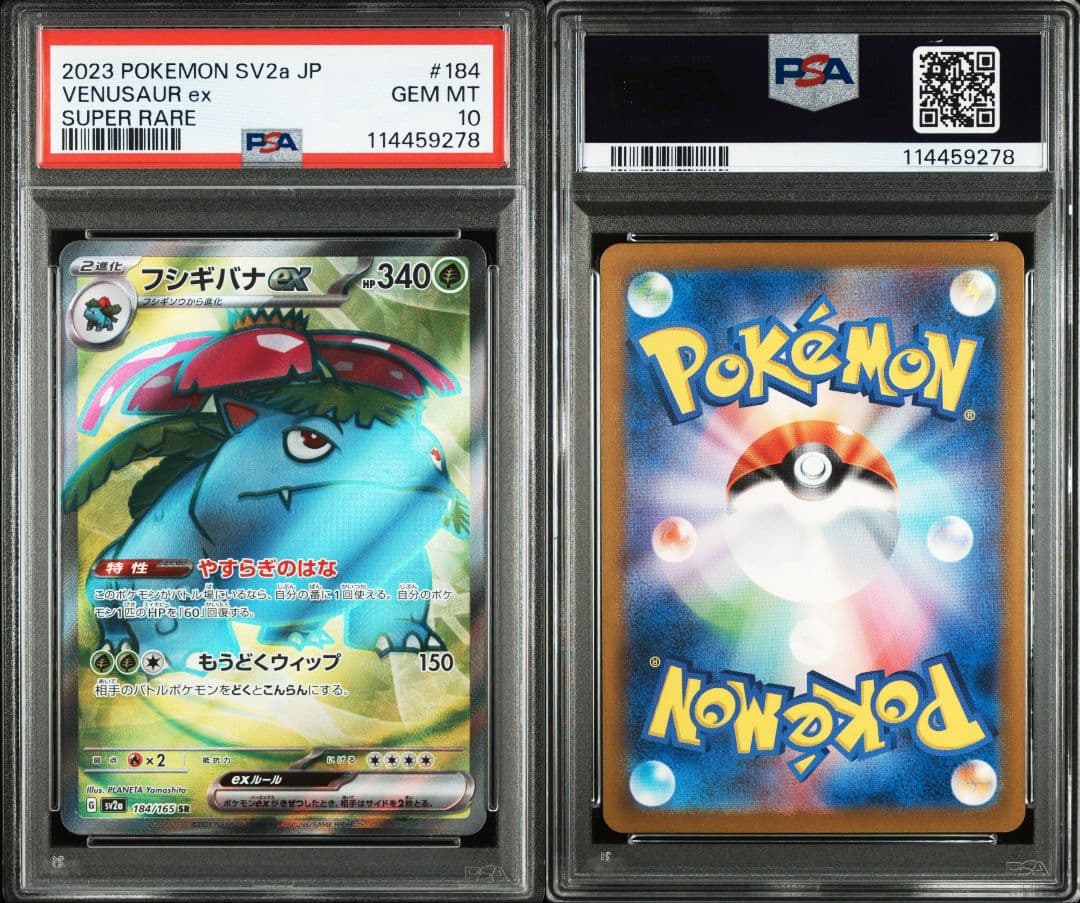 3連番 151 フシギバナex リザードンex カメックスex sr psa10