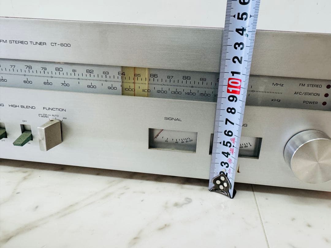 YAMAHA CT-600 FMステレオ/AMチューナー　動作品　レトロ