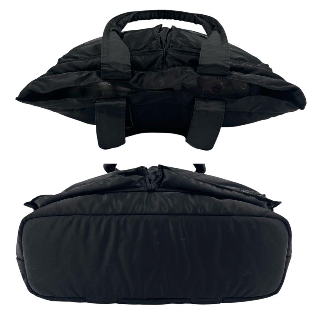 【美品】 ポーター タンカー トートバッグ ブラック ナイロン A4 廃盤モデル