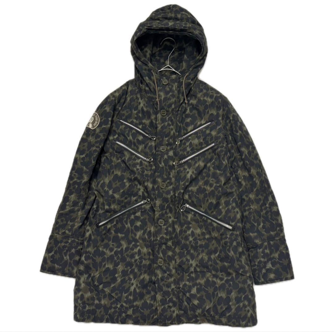 ヒステリックグラマー　プリマロフト レオパード ガール ワッペン 中綿 コート