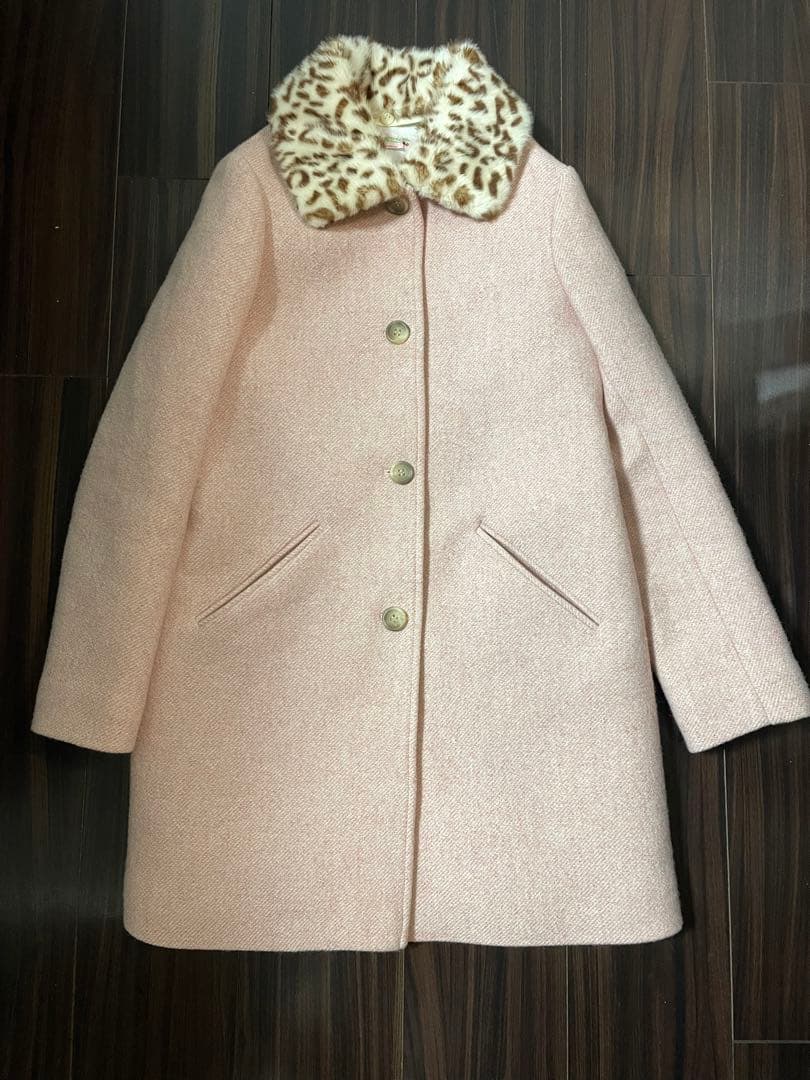 国内百貨店購入　ボンポワン　完売　ファー付き　コート　定価92,950円