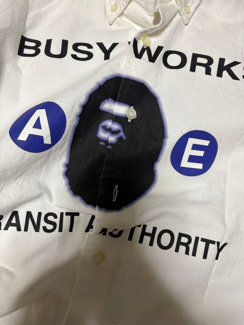 【希少】A BATHING APE 長袖シャツ Sサイズ