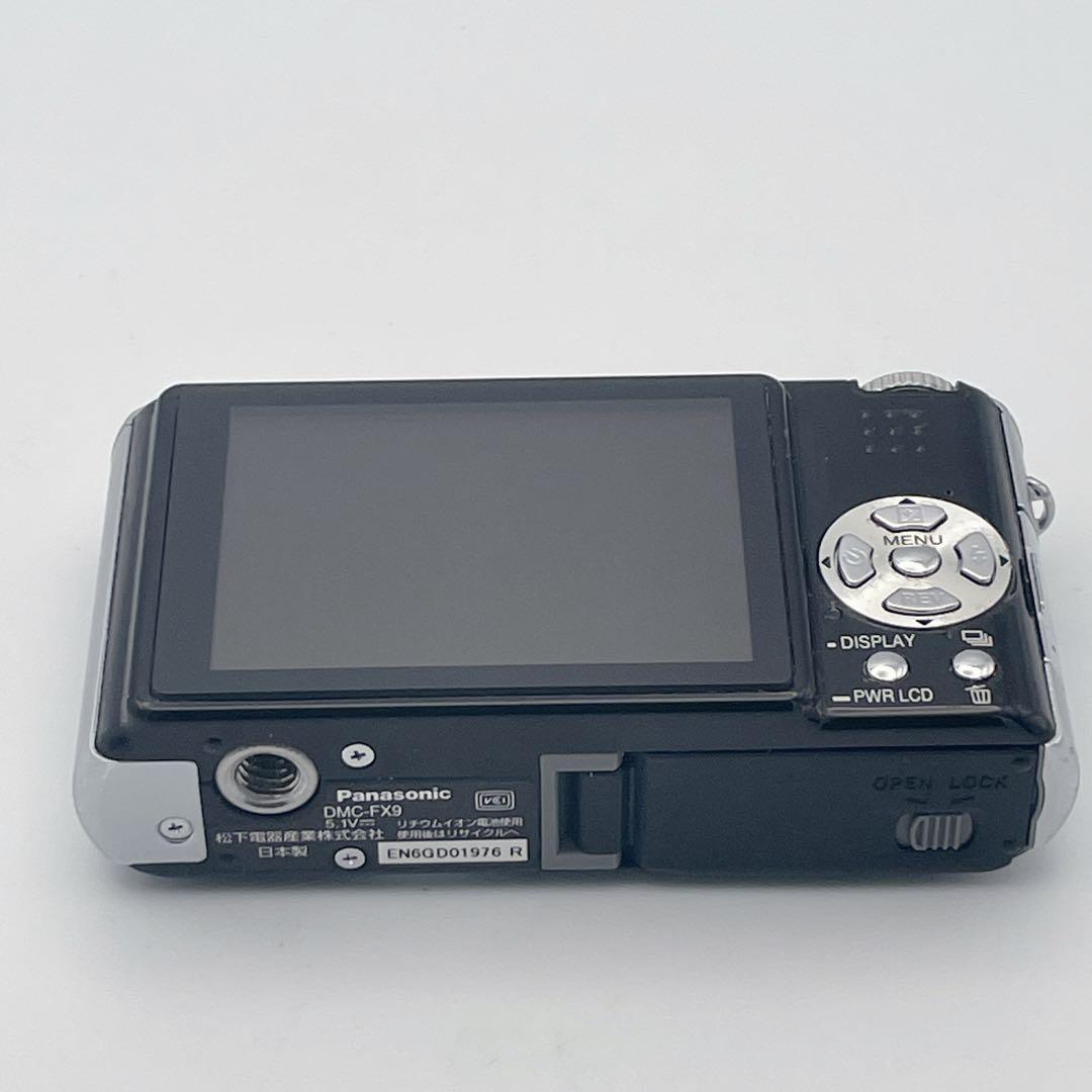【良品】Panasonic LUMIX DMC-FX9 ブラック ライカレンズ