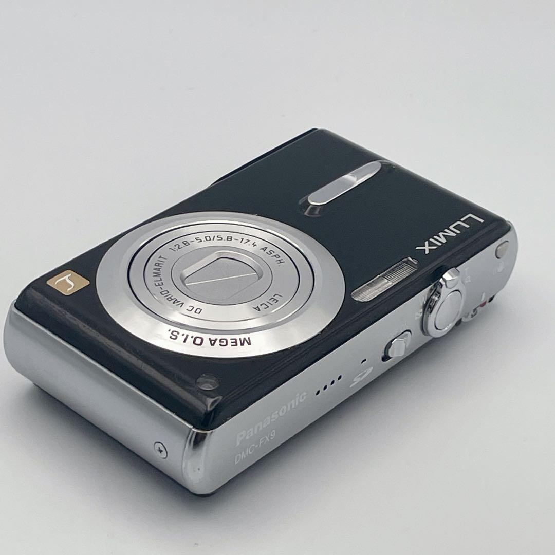 【良品】Panasonic LUMIX DMC-FX9 ブラック ライカレンズ