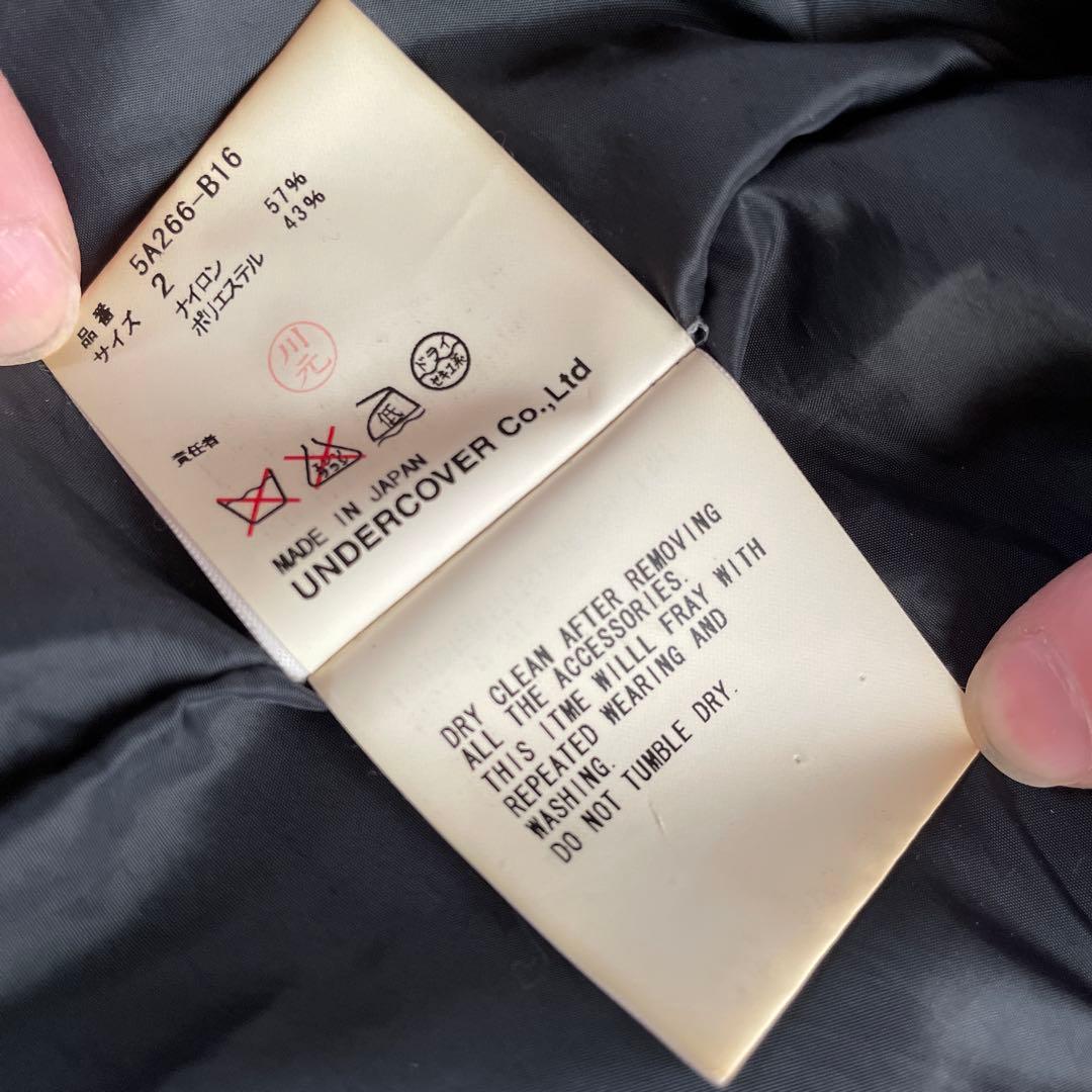 undercoverism中綿変形フードワッペン付ジャケットサイズ2