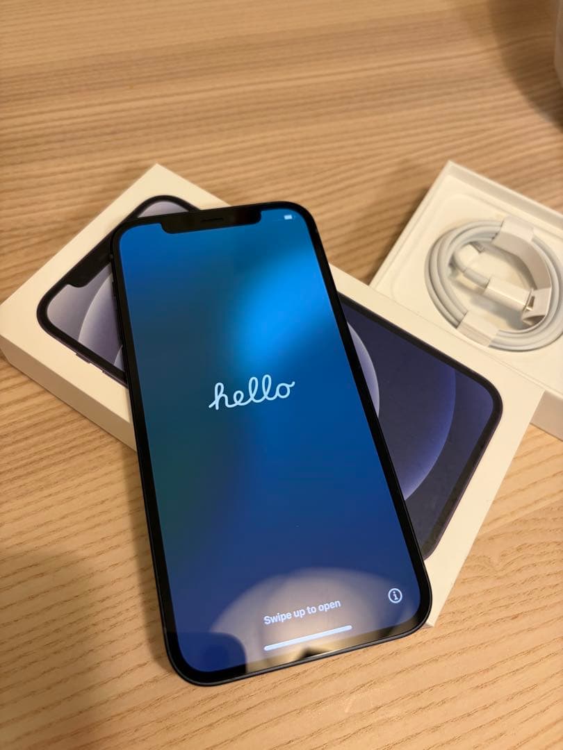 2025/9/28動作確認新品 iPhone 12本体 64GBブラック 黒