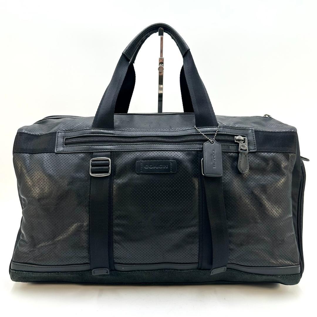 COACH コーチ ボストンバッグ 旅行用バッグ ゴルフバッグ ブラック