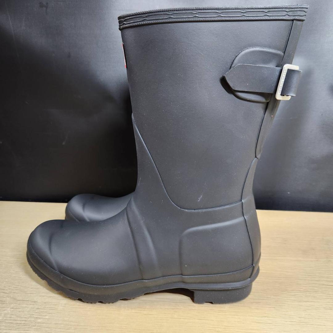 ★未使用　HUNTER　レインブーツ　ショート バック アジャスタブル　UK5