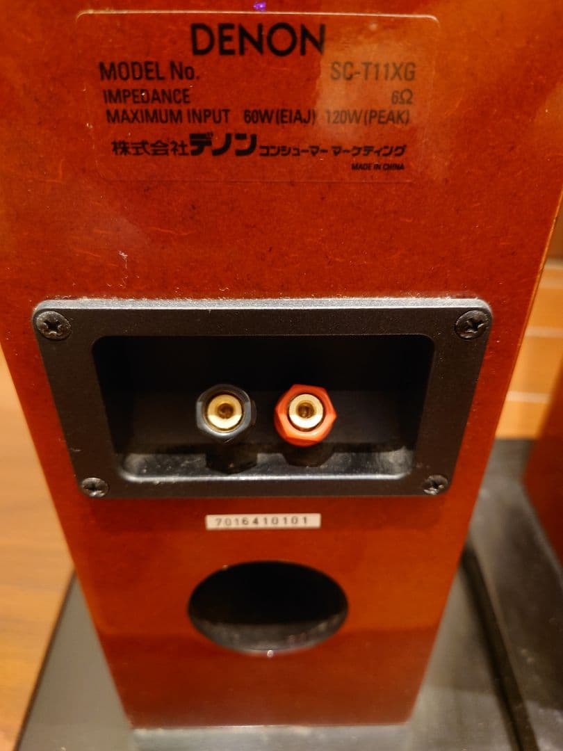 剥がれ　シミ　DENON デノン SC-T11XG トールボーイスピーカー