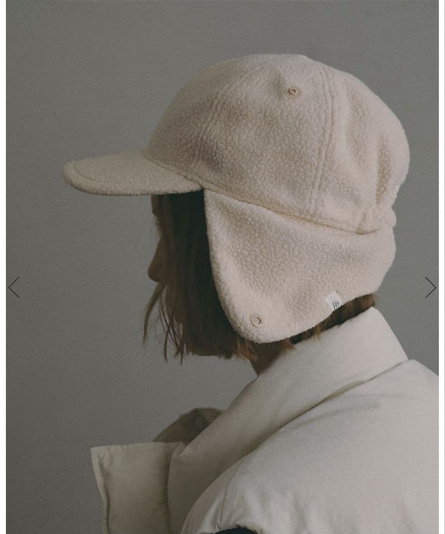 Marmot×ETRE TOKYO ボアフリースキャップ