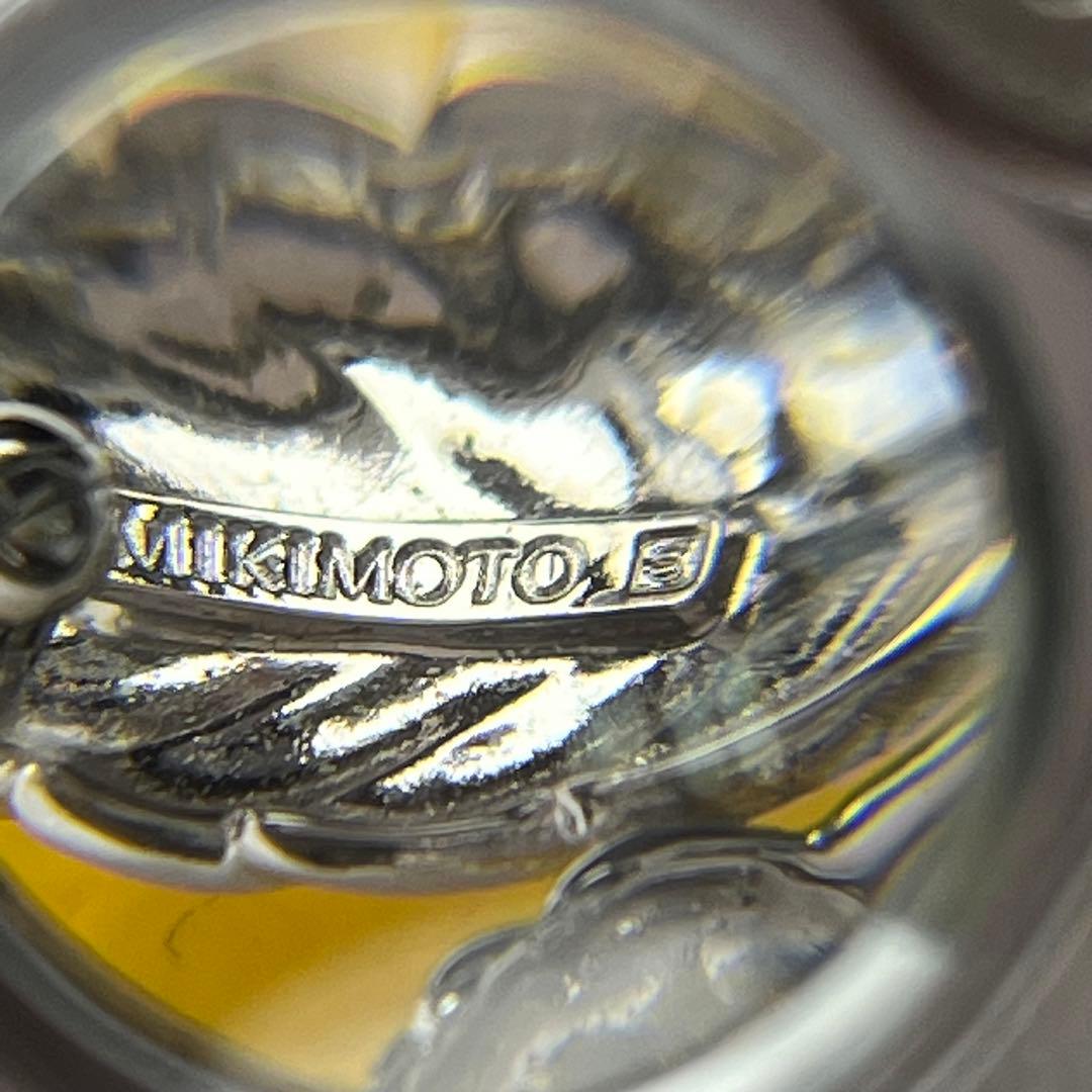 ミキモト 淡水真珠 パール ブローチ 7.5-8.0mm silver