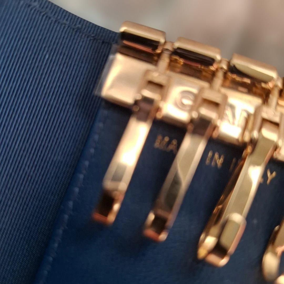 CHANEL ネイビー キーケース マトラッセ