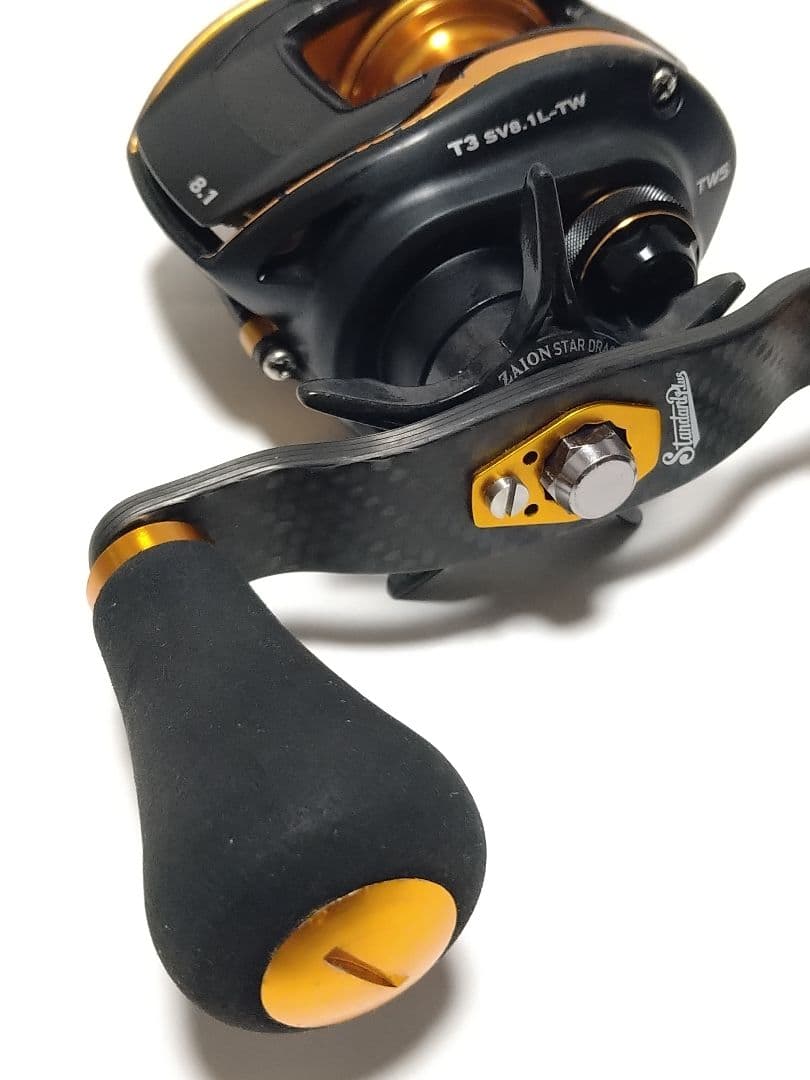 ダイワ T3 SV 8.1L スタジオコンポジット カーボンハンドルカスタム