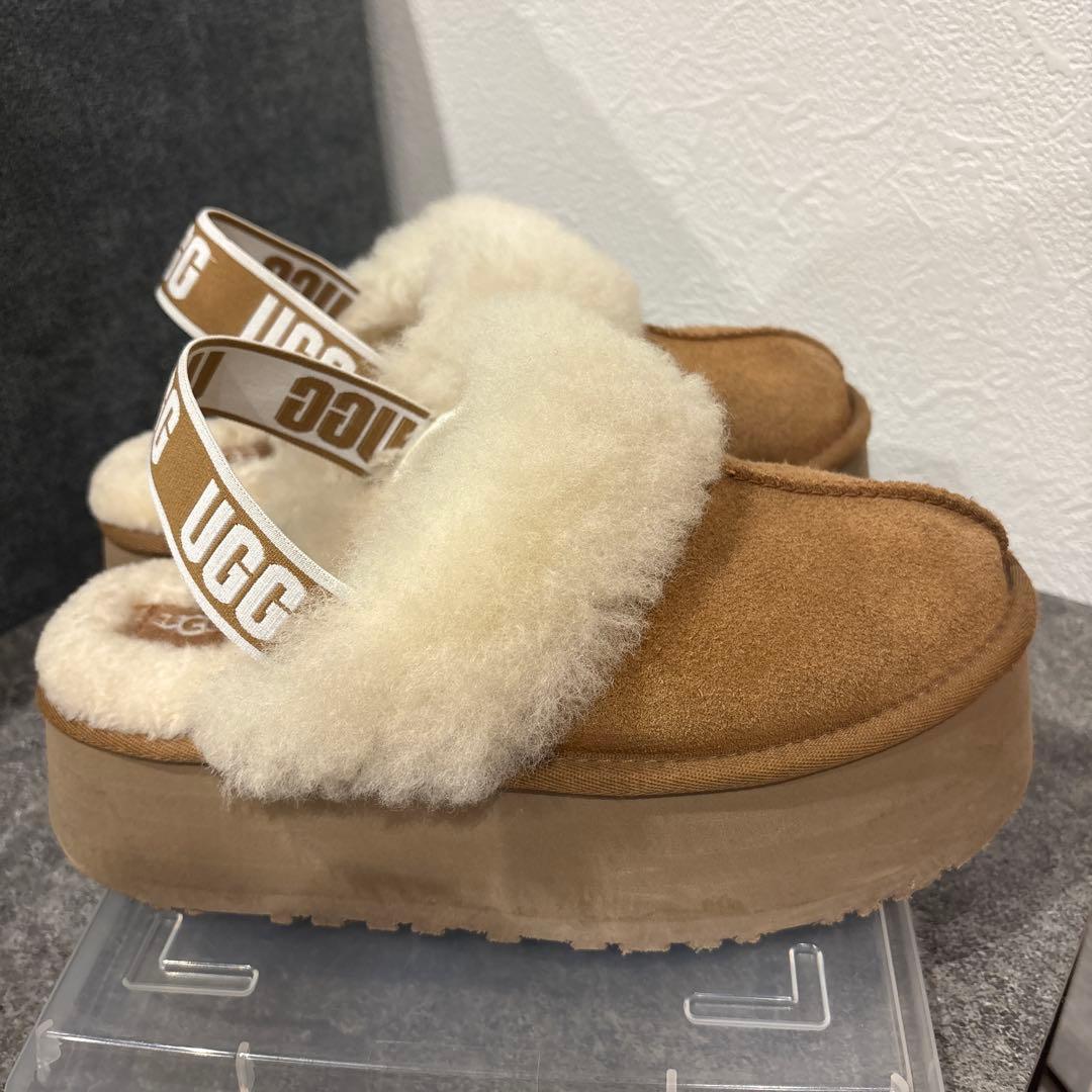 UGG ムートン　スリッポン　厚底　ファンケット
