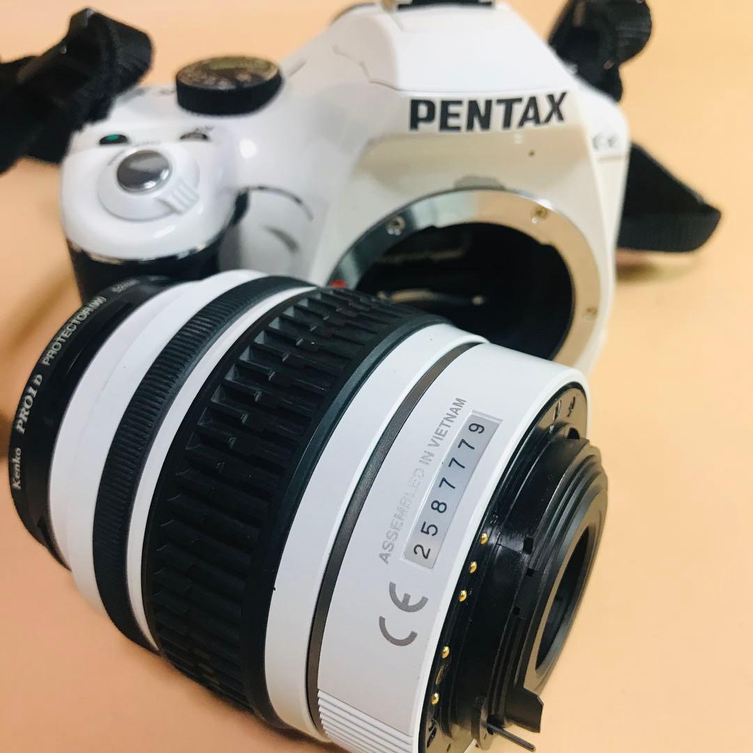 ペンタックス K-x 白　Wi-FiSDアダプター　電池付き