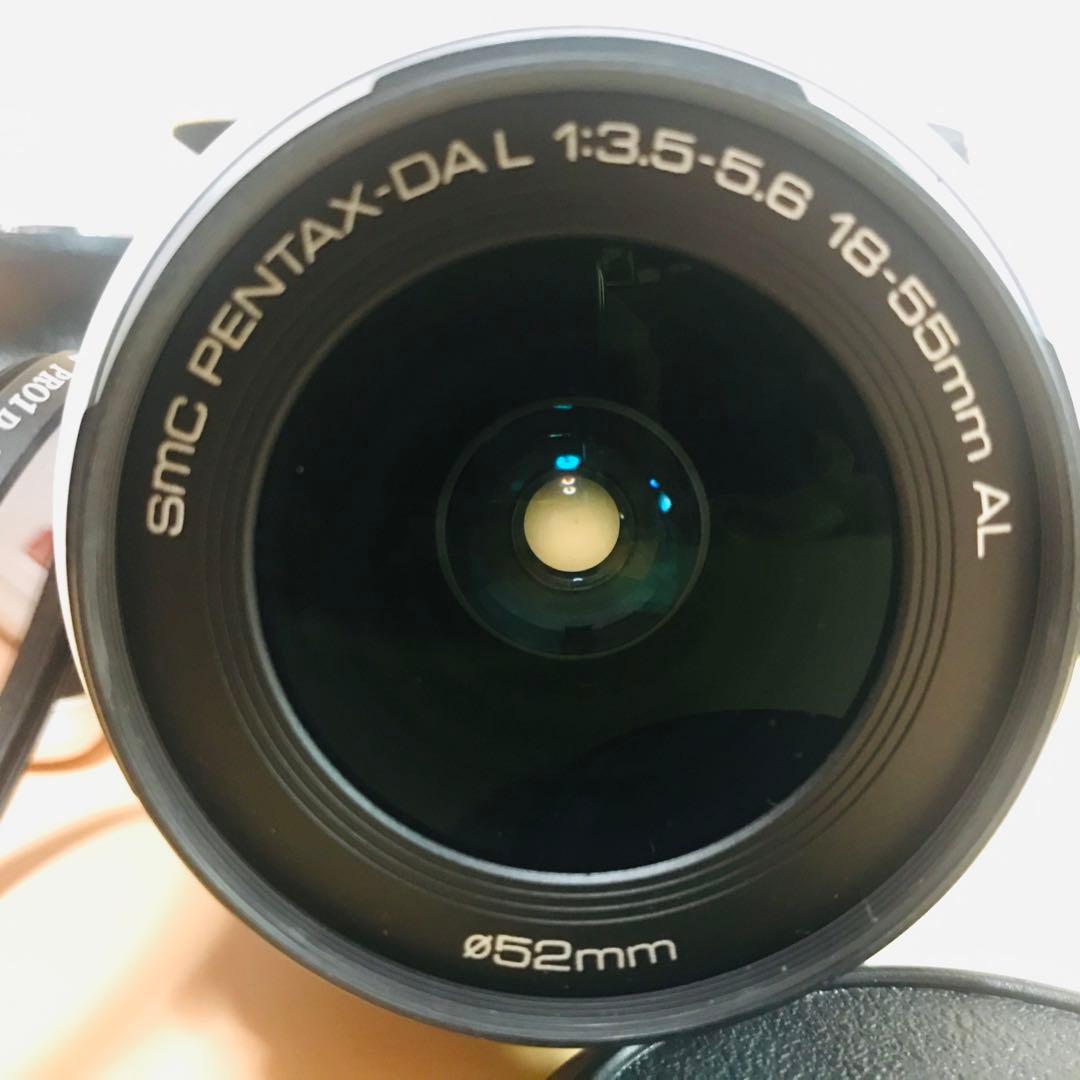 ペンタックス K-x 白　Wi-FiSDアダプター　電池付き