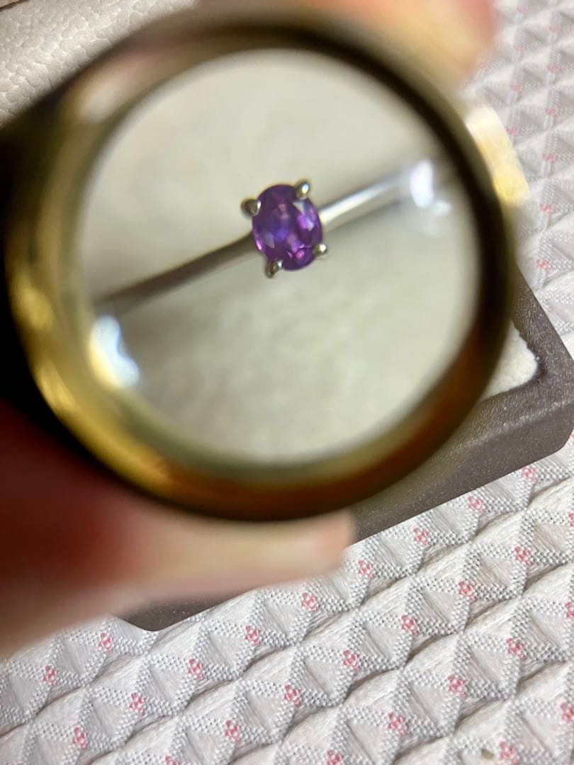 pt900＊バイカラーサファイアリングです