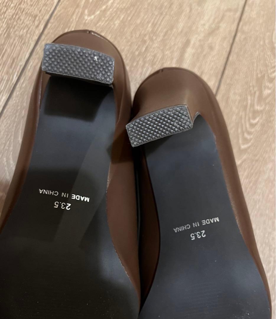 louren ローレン　パンプス　pointed toe pumps ブラウン