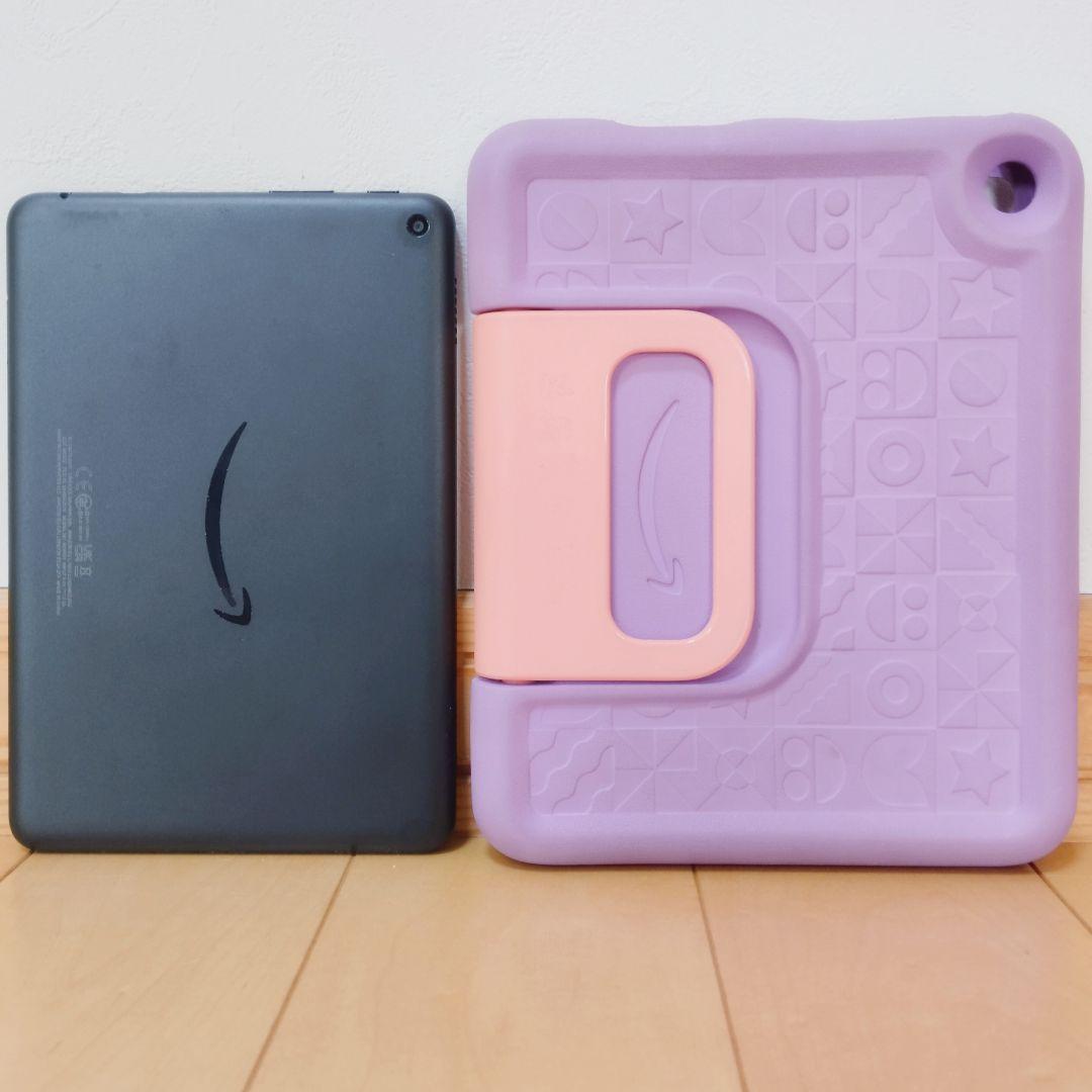 美品 Fire HD 8 キッズモデル パープル 最新版 フィルム／カバー付き