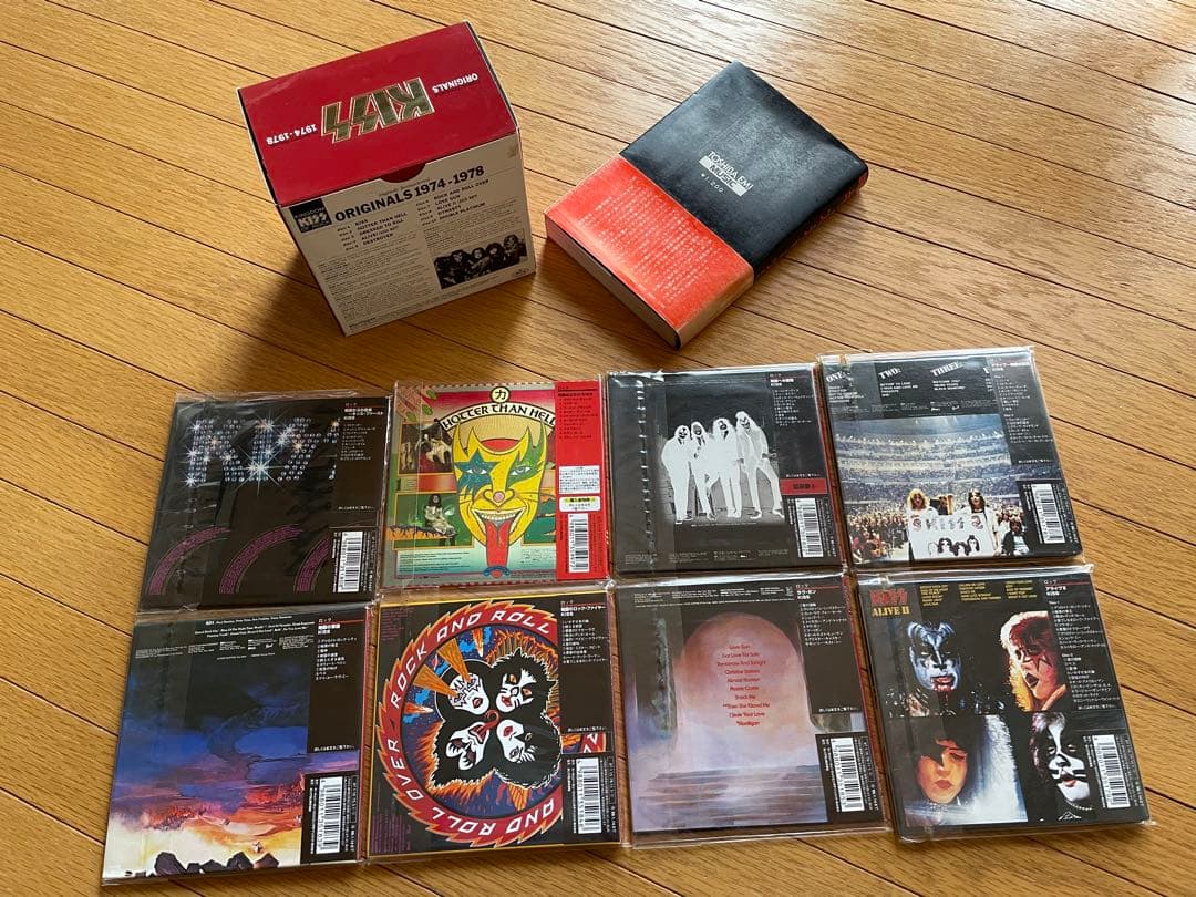 KISS 紙ジャケット 8枚セット、BOX付き