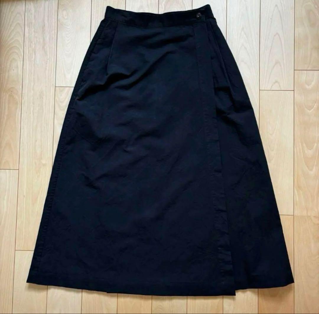 ARTS&SCIENCE スカート コットンシルク ブラック