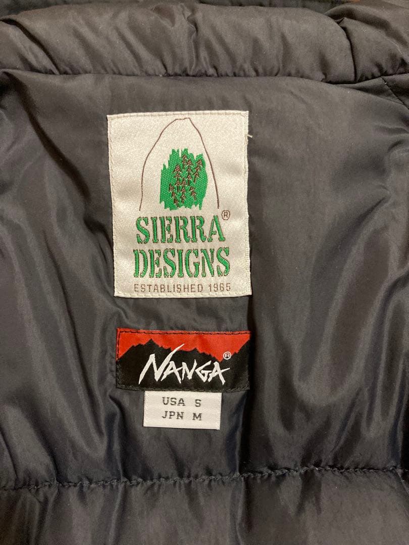 ナンガ別注シェラデザインコーデュラマウンテンダウンパーカーM