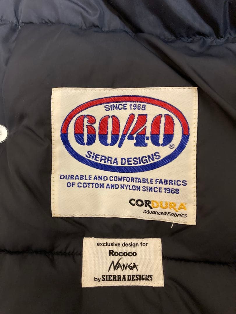 ナンガ別注シェラデザインコーデュラマウンテンダウンパーカーM