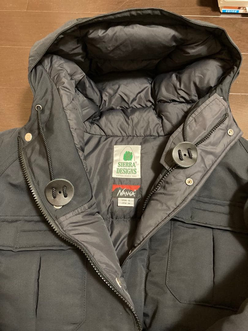 ナンガ別注シェラデザインコーデュラマウンテンダウンパーカーM