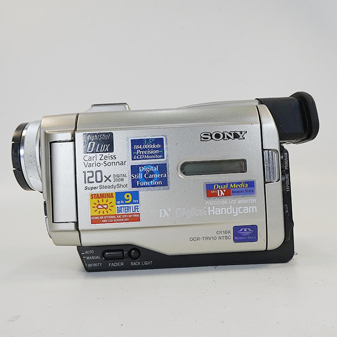 動作品ソニー DCR-TRV10 Mini DVビデオカメラDVDダビングに最適