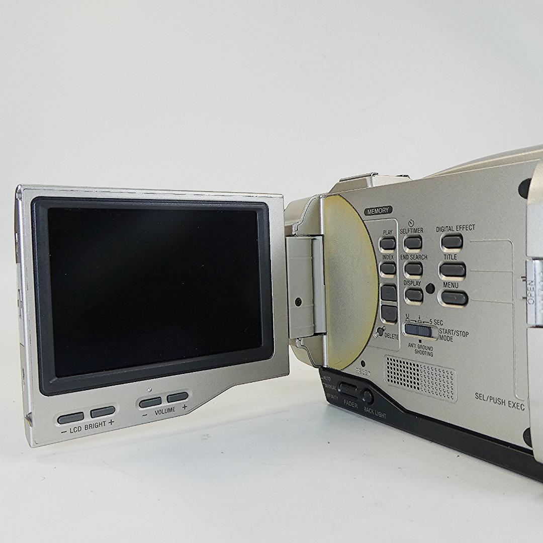 動作品ソニー DCR-TRV10 Mini DVビデオカメラDVDダビングに最適