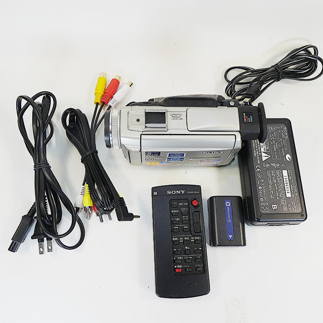 動作品ソニー DCR-TRV10 Mini DVビデオカメラDVDダビングに最適