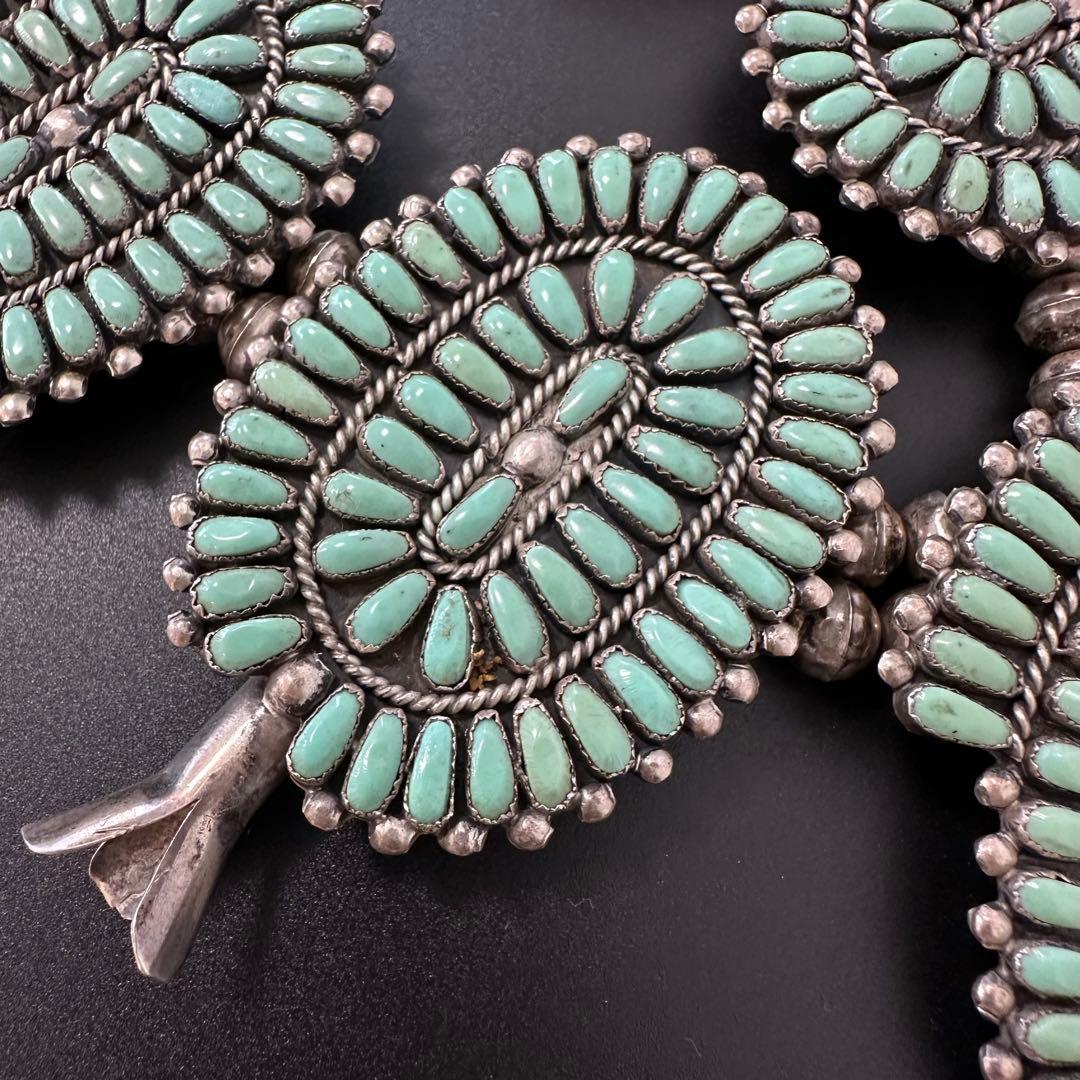 Zuni クラスターターコイズ ナジャ スカッシュブロッサム