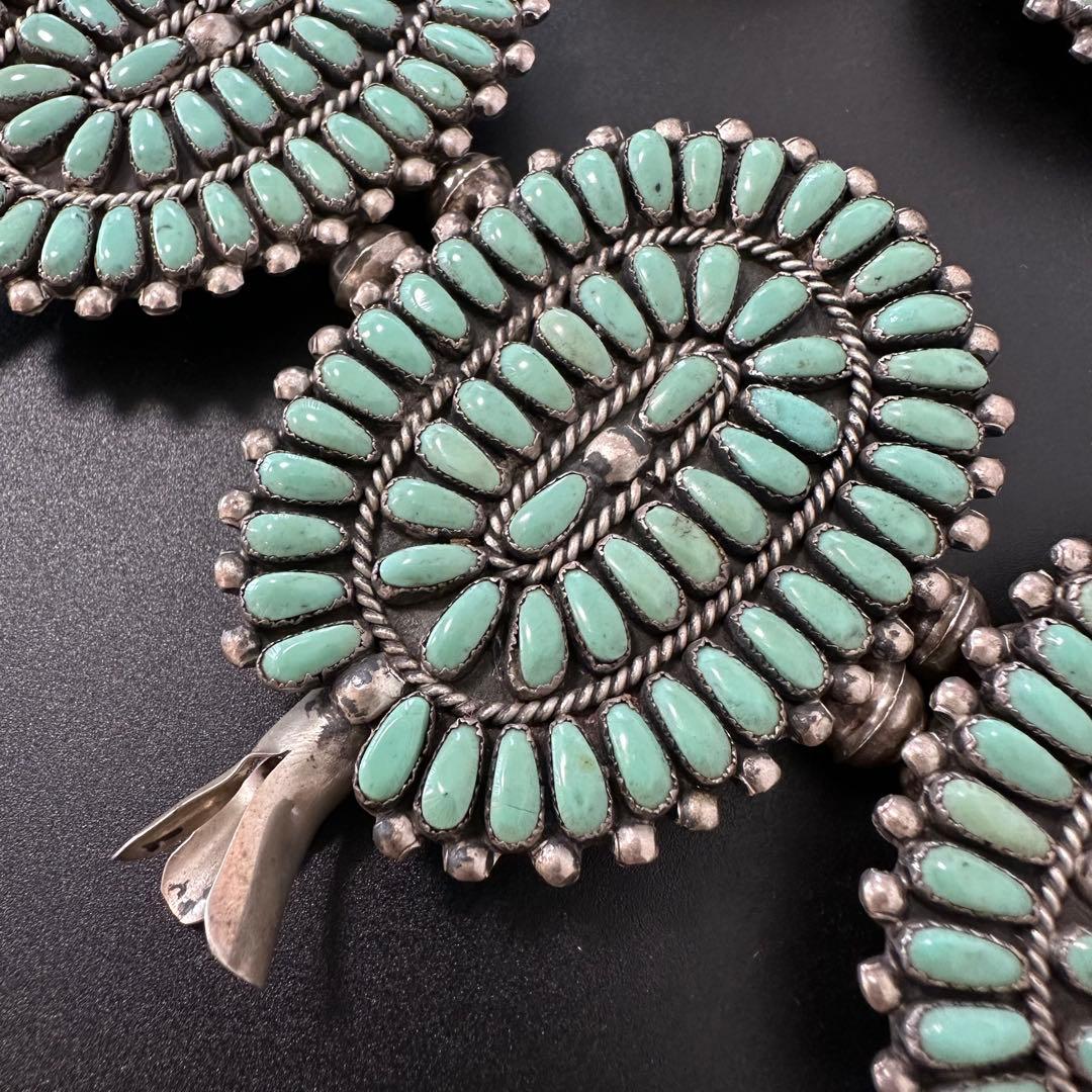 Zuni クラスターターコイズ ナジャ スカッシュブロッサム