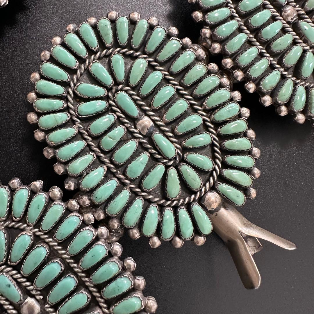 Zuni クラスターターコイズ ナジャ スカッシュブロッサム