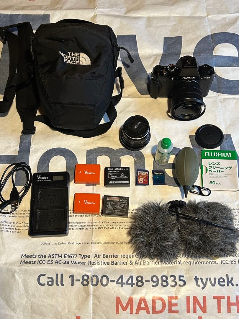 値下げ中！FUJIFILM X-T100ブラック X-T100-B セット