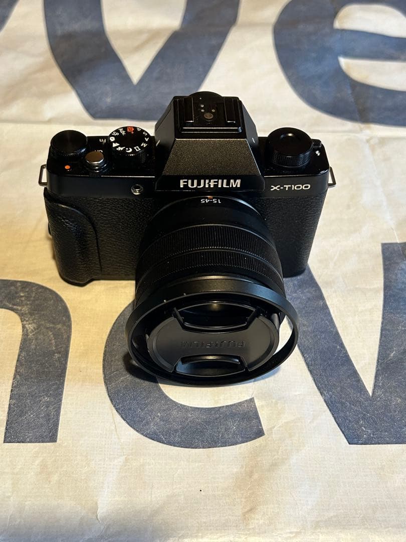 値下げ中！FUJIFILM X-T100ブラック X-T100-B セット